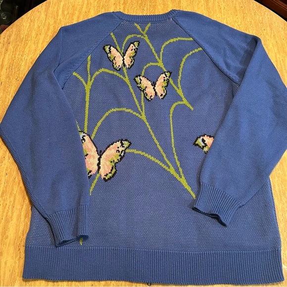 FELT Web Knit Zip Sweater Size L - Picture 14 of 16